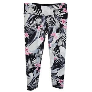 Victoria Secret Sport Knockout Hawiian Athletic Athleisure Women's Leggings XL